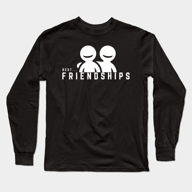 best friendships man Long Sleeve T-Shirt by ibra4work